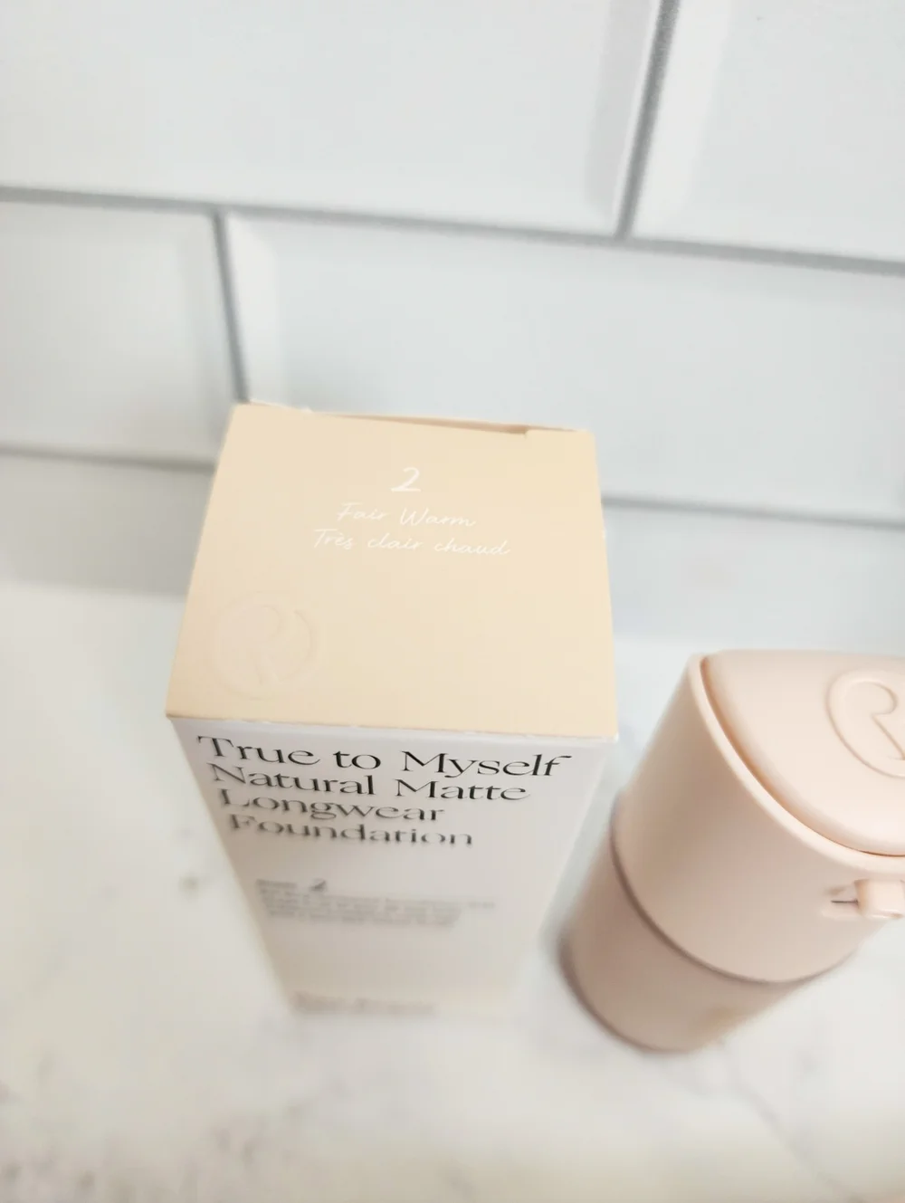 Rare Beauty True To Myself Natural Matte Longwear Foundation (Shade 2) & Brush